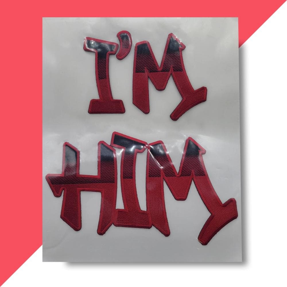 Custom 3D Embroidered Transfer