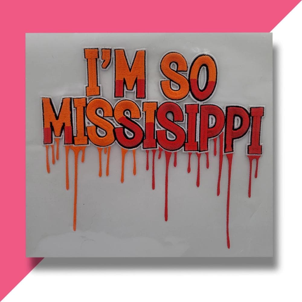 Custom 3D Embroidered Transfer